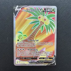 Pokemon TCG Alolan Exeggutor v Full Art Card 071/078 Pokemon Go - Image 2