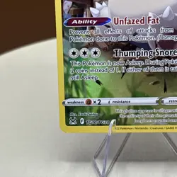 Snorlax TG10/TG30 Lost Origin Trainer Gallery NM Ultra Rare Pokemon Card - Image 2