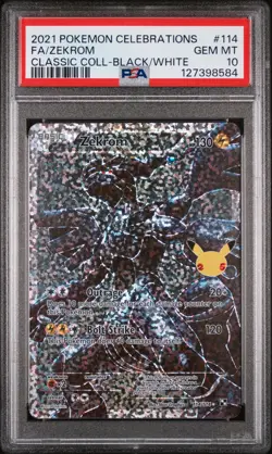 Zekrom 114/114 - Celebrations - Graded PSA 10 GEM MT Pokemon Card - Image 3