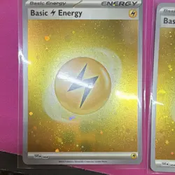 Basic Lightning Energy 004 Holo Pokemon TCG English 5-Card Lot - Image 5