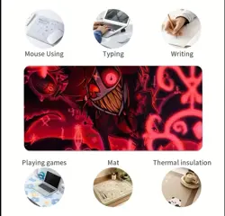 Anime Hazbin Hotel Collectible PlayMat NEW Cards TCG Mtg Games Pokemon XXL Manga - Image 2