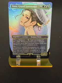 Yuna Grand Summoner Borderless Foil WPN & Gateway Promos MTG ENGLISH NM - Image 1