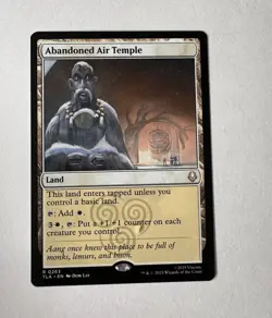 Wizards of the Coast MTG Abandoned Air Temple Avatar TLA Rare #263 Land EN - Image 1