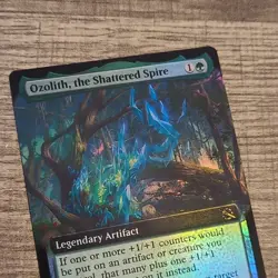 Wizards of the Coast MTG Ozolith, the Shattered Spire Ext Art Foil Rare EN 372 - Image 1