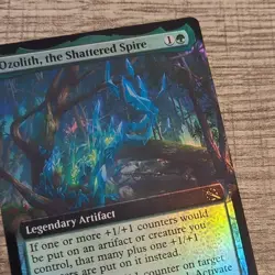 Wizards of the Coast MTG Ozolith, the Shattered Spire Ext Art Foil Rare EN 372 - Image 2