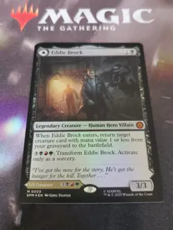 Mtg. Eddie Brock. Foil. Marvel's Spider-Man. Pack Fresh - Image 1