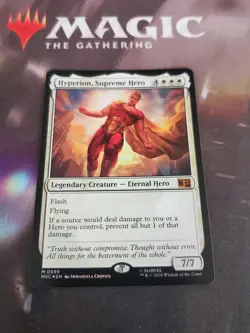 Mtg. Hyperion, Supreme Hero. Foil. Marvel Super Heroes. 599. Pack Fresh - Image 1