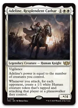 Adeline, Resplendent Cathar #108 (NM) Tarkir Dragonstorm TDC Magic MTG - Image 1