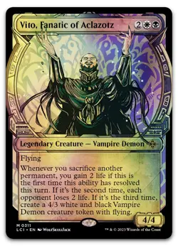 Vito, Fanatic of Aclazotz (Showcase) #311 (Foil) NM Lost Caverns of Ixalan - Image 1