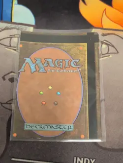 1x Miscut Foil Desert Magic The Gathering NFC (Horizontal Crease) - Image 2