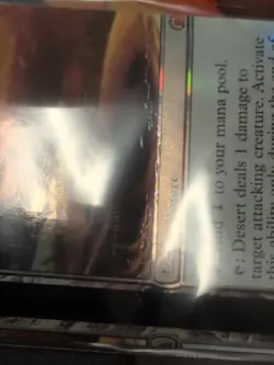 1x Miscut Foil Desert Magic The Gathering NFC (Horizontal Crease) - Image 3
