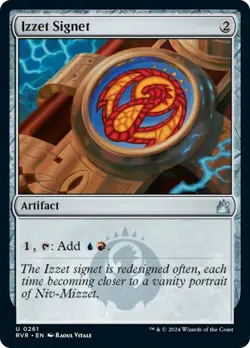 Izzet Signet [Ravnica Remastered] Foil Near Mint - Image 1