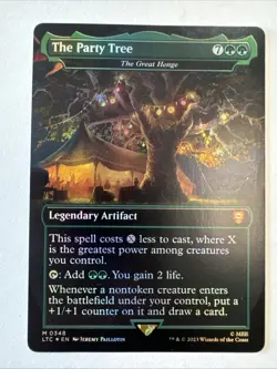 1x The Party Tree (The Great Henge) (0348) ~~ Borderless - Foil LP , English - Image 1
