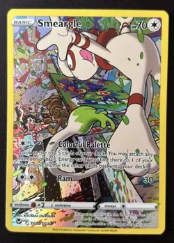 Pokemon TCG Silver Tempest Smeargle TG10/TG30 Holo Ultra Rare NM - Image 1