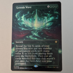 Wizards of the Coast MTG Genesis Wave Full Art Mana Foil 0396 Rare - Image 1