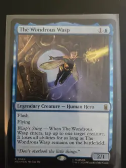 Magic: The Gathering Marvel The Wondrous Wasp Foil Rare #0084 MTG MSH - Image 1
