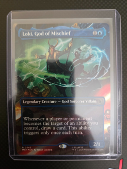 Magic: The Gathering Marvel Loki God of Mischief Foil Rare #0343 MTG MSH - Image 1