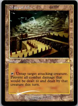 Maze of Ith (Retro Frame) 398 Dominaria Remastered MTG Foil LP - Image 1