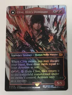 Clive, Ifrit's Dominant (0318) (Borderless) Final Fantasy Foil - Image 1