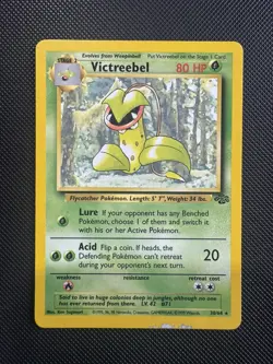Pokemon WOTC TCG Victreebel 30/64 1999 Jungle Non Holo Rare MP - Image 1