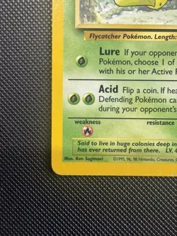 Pokemon WOTC TCG Victreebel 30/64 1999 Jungle Non Holo Rare MP - Image 2