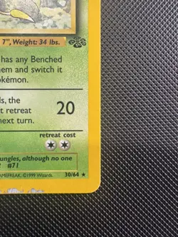 Pokemon WOTC TCG Victreebel 30/64 1999 Jungle Non Holo Rare MP - Image 4