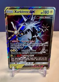 Xurkitree GX Ultra Beast 2017 Pokemon Card Promo Holo SM68 180 HP LP - Image 1