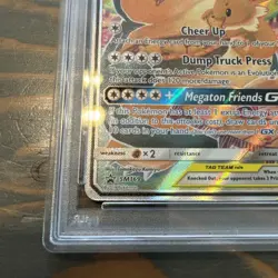 2019 Pokemon SM Black Star Promo Eevee & Snorlax Tag Team GX #SM169 PSA 9 - Image 2