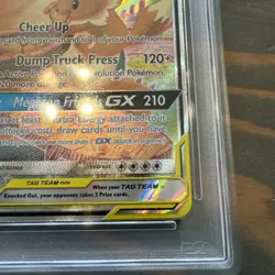 2019 Pokemon SM Black Star Promo Eevee & Snorlax Tag Team GX #SM169 PSA 9 - Image 3