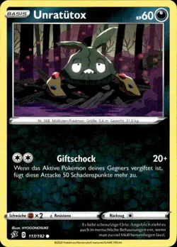 Pokemon TCG Unratutox Clash der Rebellen 117 - Image 1