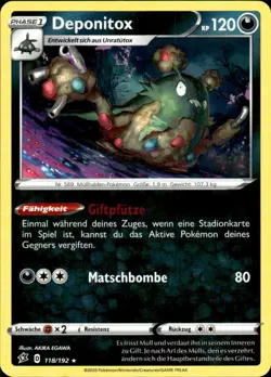 Pokemon TCG Deponitox Clash der Rebellen 118 - Image 1