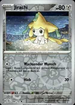 Pokemon TCG Jirachi Stellarkrone 098 - Image 1