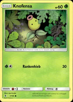 Pokemon TCG Knofensa Stunde der Wachter 1 - Image 1