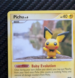 Pichu 93/123 Mysterious Treasures Non Holo Vintage 2007 Pokemon TCG LP Great - Image 2