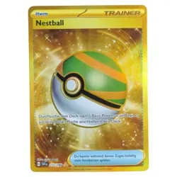 Nestball 255/198 SVI Gold Secret Rare Deutsch Entwicklungen in Paldea Pokemon - Image 1