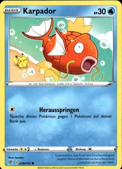 Pokemon TCG Karpador Clash der Rebellen 39 - Image 1