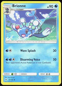 Pokemon TCG Brionne SM Base Set 40/149 - Image 1