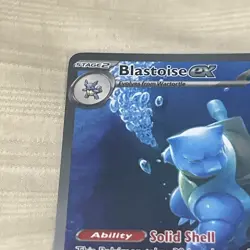 Blastoise ex 200/165 Special Illustration Rare SIR Pokemon 151 Full Art - Image 3