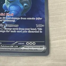 Blastoise ex 200/165 Special Illustration Rare SIR Pokemon 151 Full Art - Image 5