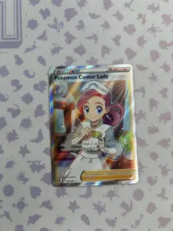 Pokemon Center Lady (Full Art) 185/185 Swsh04: Vivid Voltage Holo - Image 1