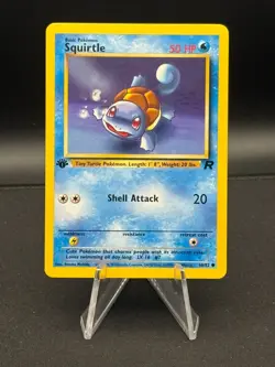 Squirtle 68/82 1st Edition - Team Rocket - NM - Image 1