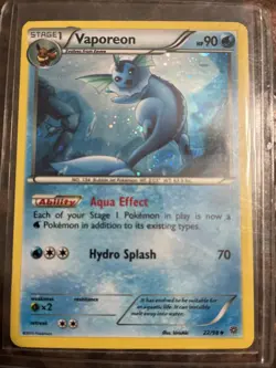 Vaporeon - 22/98 - Cosmos Holo Promo Pokemon NM - Image 1