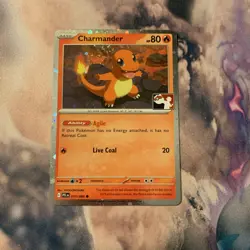 Charmander 011/094 NM Cosmos Holo - Prize Pack Series 9 - Play! Pokemon Stamped - Image 1
