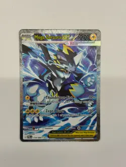 Pokemon TCG Mega Zeraora ex 114/084 Pitch Black SIR NM - Image 1
