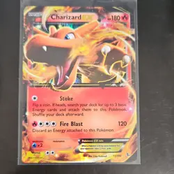 Pokemon TCG Charizard EX 11/106 Flashfire Ultra Rare Holo 180 HP EN 2014 - Image 1