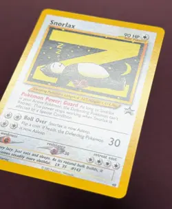 Pokemon 2002 Black Star Promo #49 Snorlax, Wizards of the Coast Vintage Eng NM - Image 2