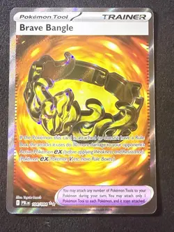 Pokemon TCG Brave Bangle Full Art Pitch Black 104/084 NEAR MINT - Image 1