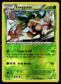 Exeggutor 2/108 Uncommon Roaring Skies Pokemon Reverse Holo MP - Image 1