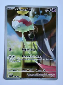 Chimecho 179/167 Illustration Rare Holo | Twilight Masquerade Pokemon TCG - Image 1