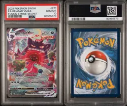 Pokemon 2021 Gengar VMAX 271/264 Alt Art Fusion Strike PSA 10 - Image 3